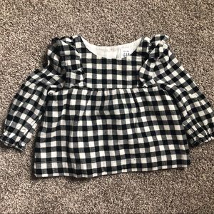 Baby Gap Ruffle Sleeve Tunic Flannel